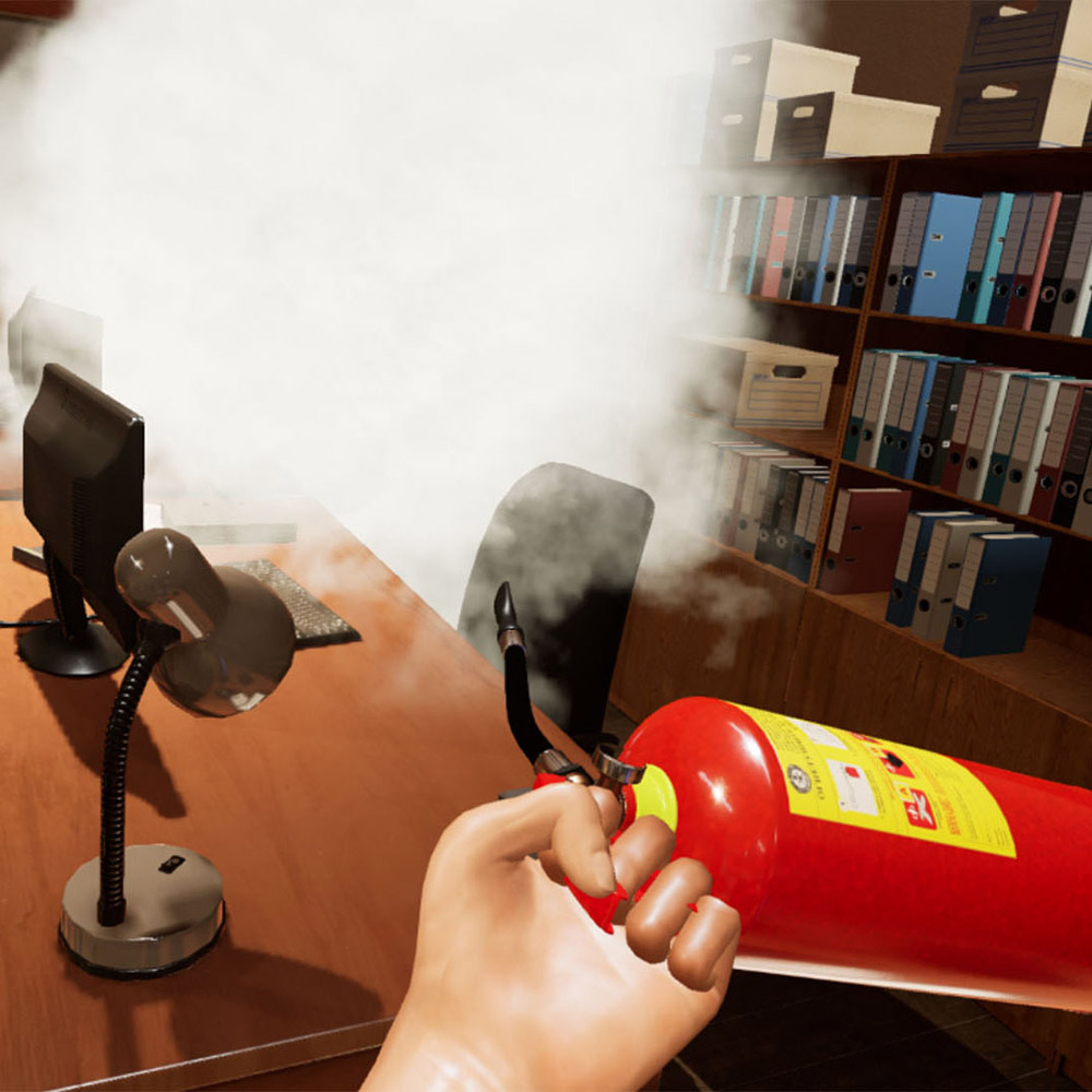 VR-тренажер для действий при пожаре